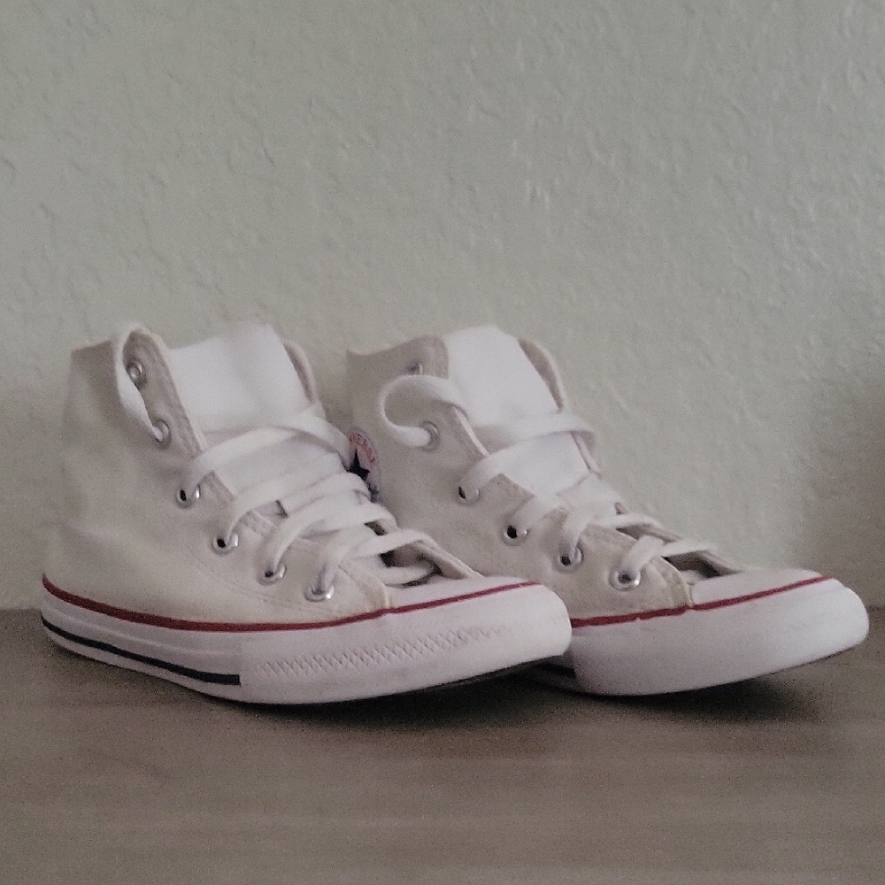 Converse GS size 2 White High-Top OBO
